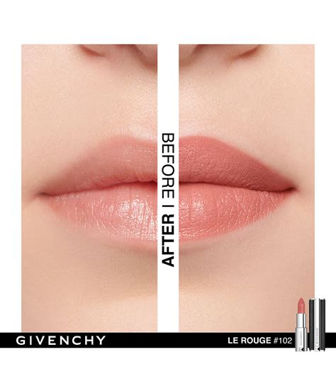 givenchy lipstick beige plume|givenchy le rouge matte.